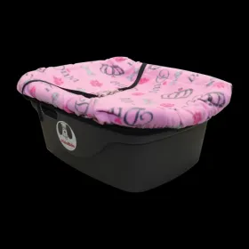 FidoRido - pink/diva fleece Large harness