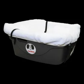 FidoRido - white fleece Medium harness