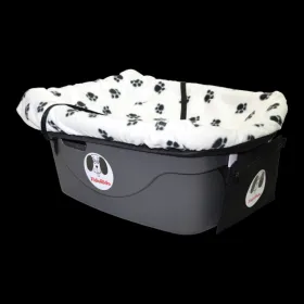 FidoRido - white fleece Small harness