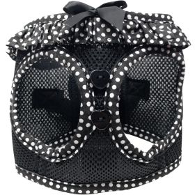 American River Choke Free Dog Harness Polka Dot Collection (Color: Blue Gingham: Black and White Polka Dot, Color: Raspberry Sorbet: X-Small)