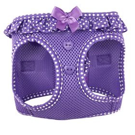 American River Choke Free Dog Harness Polka Dot Collection (Color: Blue Gingham: Paisley Purple Polka Dot, Color: Raspberry Sorbet: X-Small)