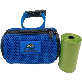 American River Poop Bag Holder (Color: Blue Gingham: Cobalt Blue, Color: Raspberry Sorbet: One size)