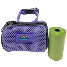 American River Poop Bag Holder (Color: Blue Gingham: Paisley Purple, Color: Raspberry Sorbet: One size)