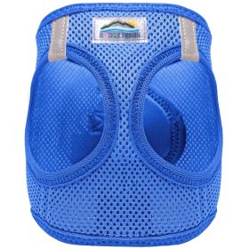 American River Solid Ultra Choke Free Dog Harness (Color: Blue Gingham: Cobalt Blue, Color: Raspberry Sorbet: XX-Small)