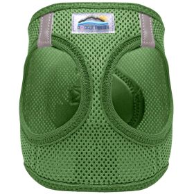 American River Solid Ultra Choke Free Dog Harness (Color: Blue Gingham: Dark Forest Green, Color: Raspberry Sorbet: XX-Small)