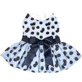 Blackberries Dog Dress with Matching Leash (Color: Raspberry Sorbet: X-Small)