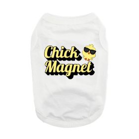 Chick Magnet Dog Shirt (Color: Blue Gingham: White, Color: Raspberry Sorbet: X-Small)