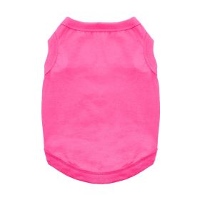 Cotton Dog Tank (Color: Blue Gingham: Raspberry Sorbet, Color: Raspberry Sorbet: X-Small)
