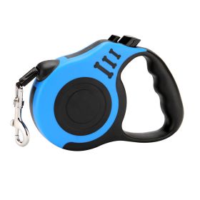 Pet Automatic Telescopic Traction Rope (Option: blue-5m)