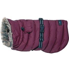 Alpine Extreme Weather Puffer Coat (Color: Blue Gingham: Burgundy, Color: Raspberry Sorbet: 5X-Large)