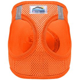 American River Solid Ultra Choke Free Dog Harness (Color: Blue Gingham: Hunter Orange, Color: Raspberry Sorbet: 3X-Large)