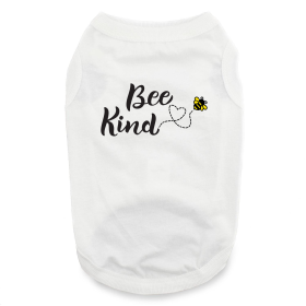 Bee Kind Dog Shirt (Color: Blue Gingham: White, Color: Raspberry Sorbet: 3X-Large)