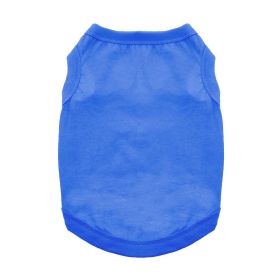 Cotton Dog Tank (Color: Blue Gingham: Nautical Blue, Color: Raspberry Sorbet: 3X-Large)