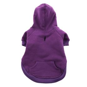 Flex-Fit Dog Hoodie (Color: Blue Gingham: purple, Color: Raspberry Sorbet: 4X-Large)