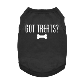 Got Treats Dog Shirt (Color: Blue Gingham: Black, Color: Raspberry Sorbet: 3X-Large)
