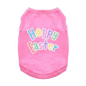 Hoppy Easter Dog Shirt (Color: Blue Gingham: Carnation Pink, Color: Raspberry Sorbet: X-Small)