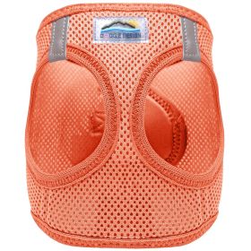 American River Solid Ultra Choke Free Dog Harness (Color: Blue Gingham: Coral, Color: Raspberry Sorbet: medium)