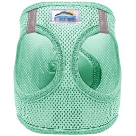American River Solid Ultra Choke Free Dog Harness (Color: Blue Gingham: Teal, Color: Raspberry Sorbet: medium)
