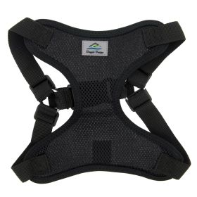 Wrap and Snap Choke Free Dog Harness by Doggie Design (Color: Blue Gingham: Black, Color: Raspberry Sorbet: small)