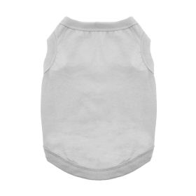 Cotton Dog Tank (Color: Blue Gingham: Glacier Gray, Color: Raspberry Sorbet: small)