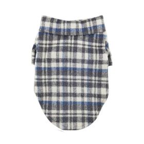 Flannel Dog Shirt (Color: Blue Gingham: Gray and Blue Plaid, Color: Raspberry Sorbet: X-Small)