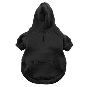 Flex-Fit Dog Hoodie (Color: Blue Gingham: Black, Color: Raspberry Sorbet: small)