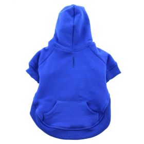 Flex-Fit Dog Hoodie (Color: Blue Gingham: Blue, Color: Raspberry Sorbet: small)