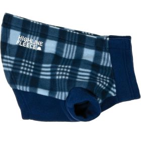Highline Fleece Dog Coat (Color: Blue Gingham: Blue Plaid, Color: Raspberry Sorbet: Size 10)