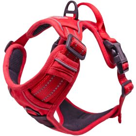 Venture Paw Pull Control Dog Harness (Color: Blue Gingham: Crimson, Color: Raspberry Sorbet: small)