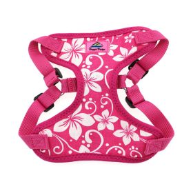 Wrap and Snap Choke Free Dog Harness by Doggie Design (Color: Blue Gingham: Pink Hibiscus, Color: Raspberry Sorbet: small)