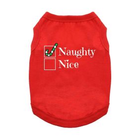 Naughty Dog Shirt (Color: Blue Gingham: Red, Color: Raspberry Sorbet: X-Small)