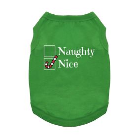 Nice Dog Shirt (Color: Blue Gingham: Green, Color: Raspberry Sorbet: X-Small)