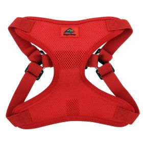 Wrap and Snap Choke Free Dog Harness by Doggie Design (Color: Blue Gingham: Flame Red, Color: Raspberry Sorbet: medium)