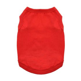 Cotton Dog Tank (Color: Blue Gingham: Flame Scarlet Red, Color: Raspberry Sorbet: medium)