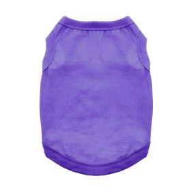 Cotton Dog Tank (Color: Blue Gingham: Ultra Violet, Color: Raspberry Sorbet: medium)