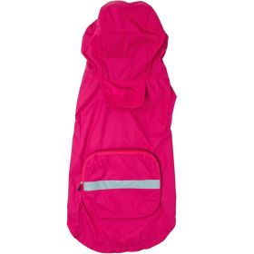 Packable Raincoat (Color: Blue Gingham: Pink, Color: Raspberry Sorbet: medium)