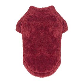 Soft Plush Pullover (Color: Blue Gingham: Burgundy, Color: Raspberry Sorbet: medium)