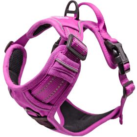 Venture Paw Pull Control Dog Harness (Color: Blue Gingham: Wild Raspberry, Color: Raspberry Sorbet: medium)