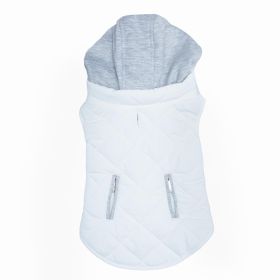 Weekender Dog Sweatshirt Hoodie (Color: Blue Gingham: White, Color: Raspberry Sorbet: X-Small)