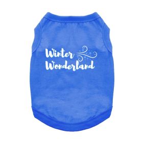 Winter Wonderland Dog Shirt (Color: Blue Gingham: Blue, Color: Raspberry Sorbet: X-Small)